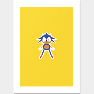 Sonic Minimalist Posters and Art